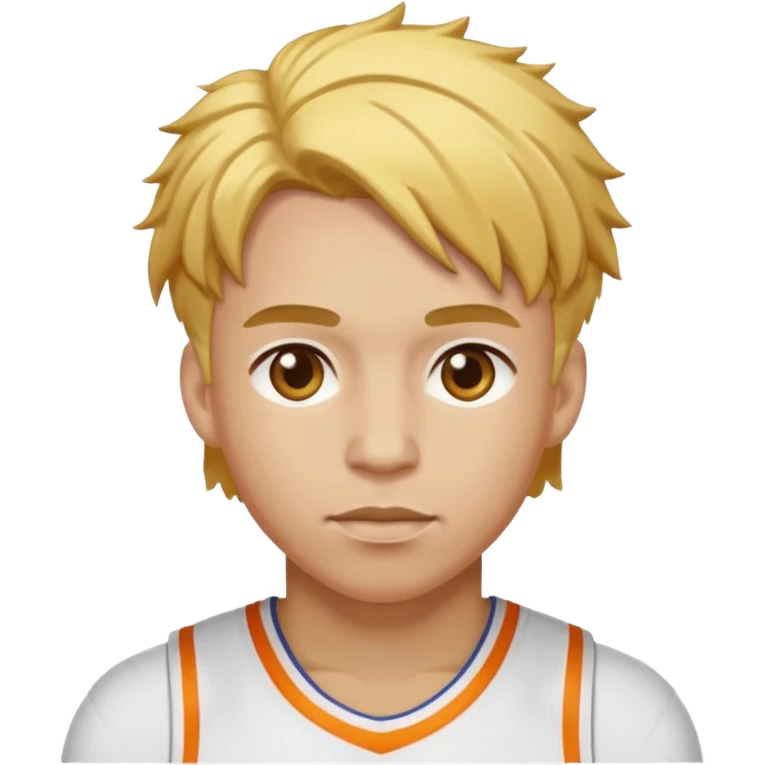 basketball player with gold hair emoji