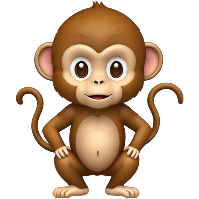 Fat monkey emoji