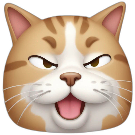 tired cat emoji