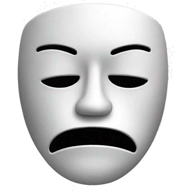 theater mask cry emoji