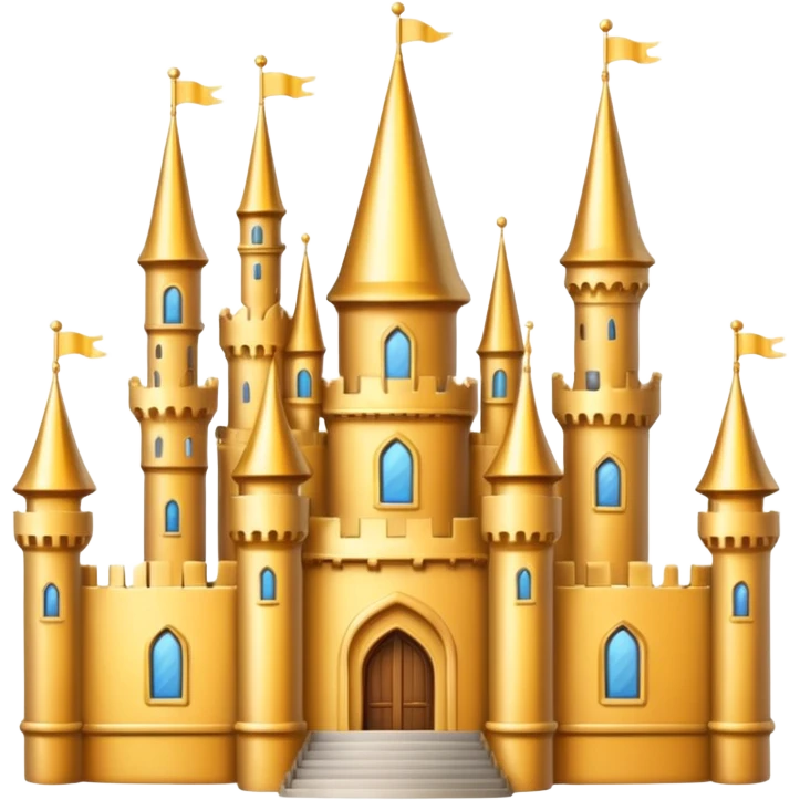 big gold castle emoji