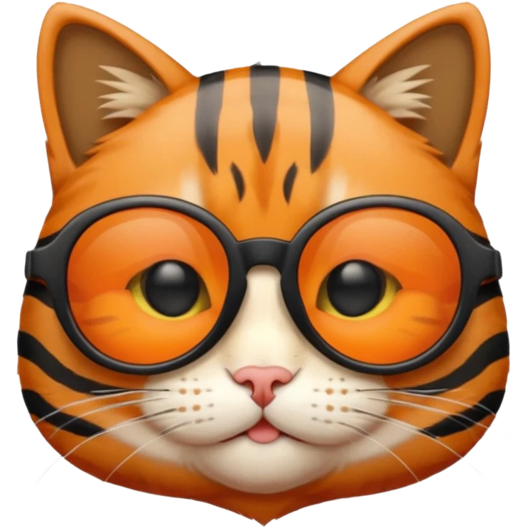 Cat wearing sunglasses emoji