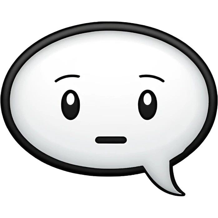 comic book speech bubble emoji