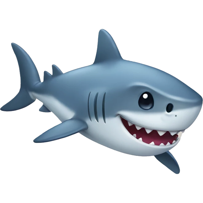 Cute shark  emoji