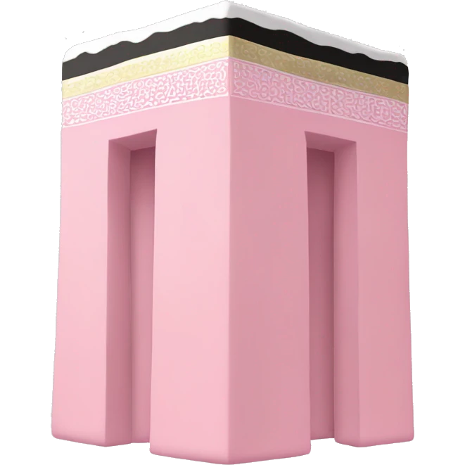 Light pink kaaba  emoji