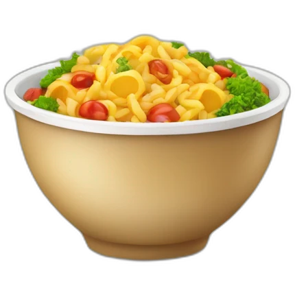 halal food in bowl emoji