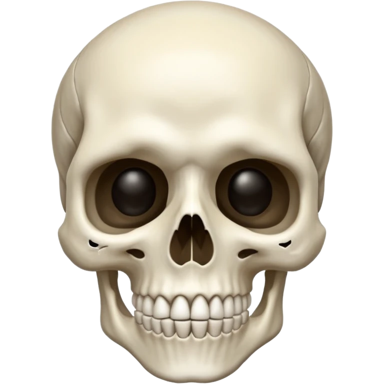 Mewing skeleton emoji