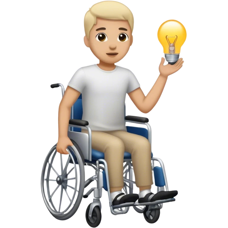 Standing out of wheelchair  emoji