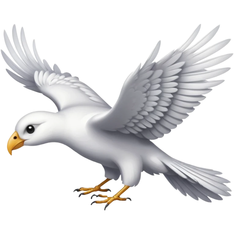 Single Wings of left side emoji