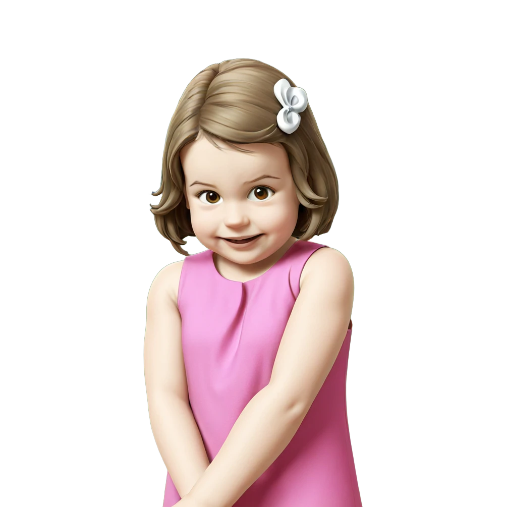 brown-haired girl in dress emoji