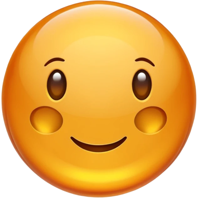 amber color ball emoji