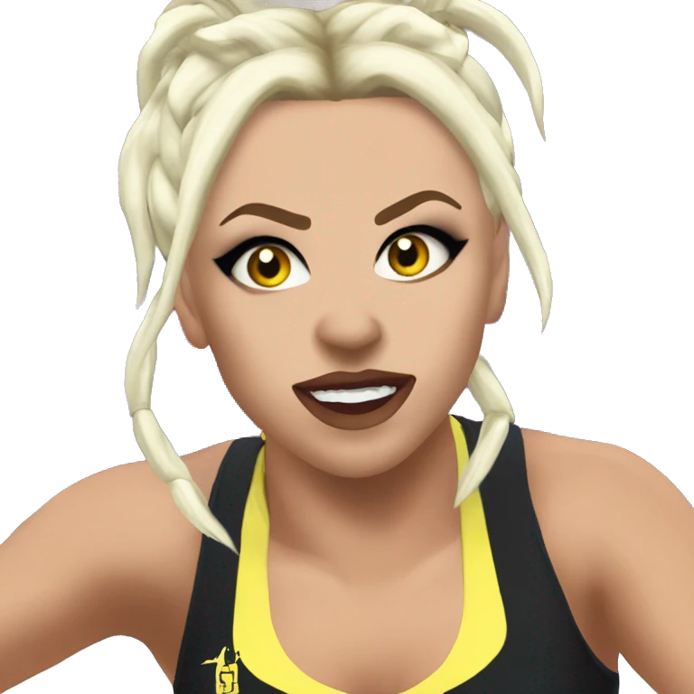 Liv Morgan hitting her finisher emoji
