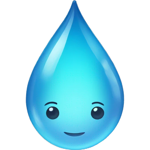 Water drop emoji