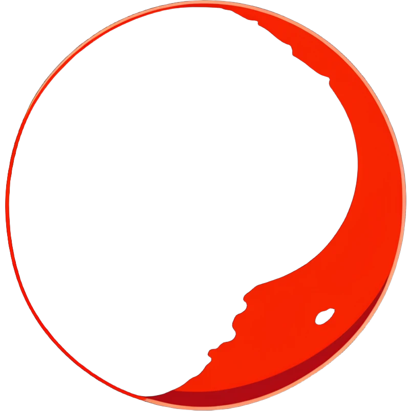 blood moon with bold outline emoji