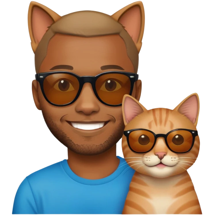 a cat and frank ocean vibing emoji