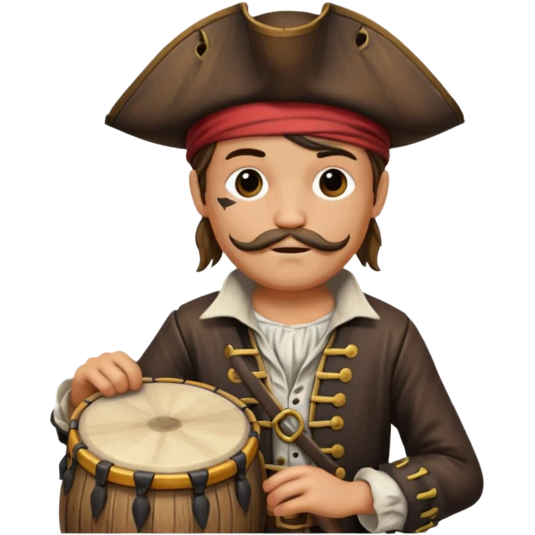 pirates drum emoji