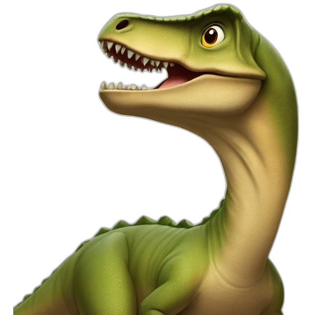 Dinosaures sur limasse emoji