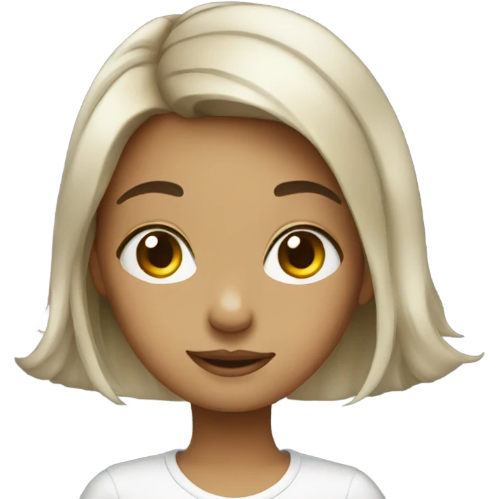 Cute girl emoji