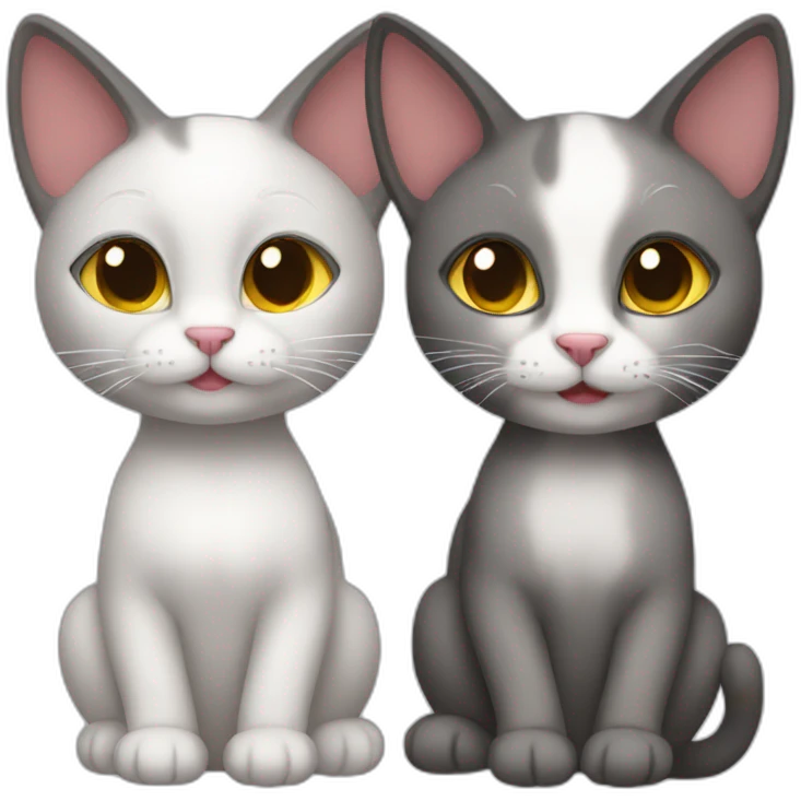 lesbian cats emoji