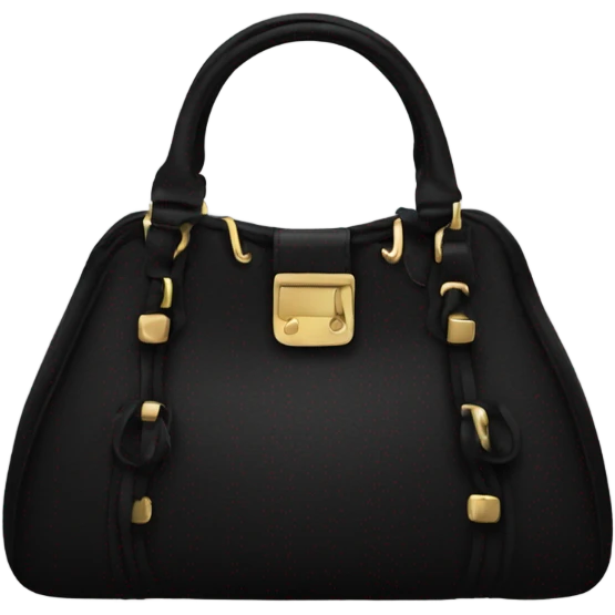 Black handbag emoji