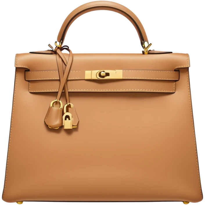 hermes kelly flesh color bag emoji