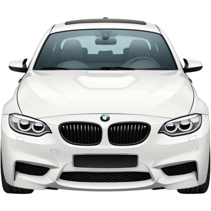 white BMW emoji