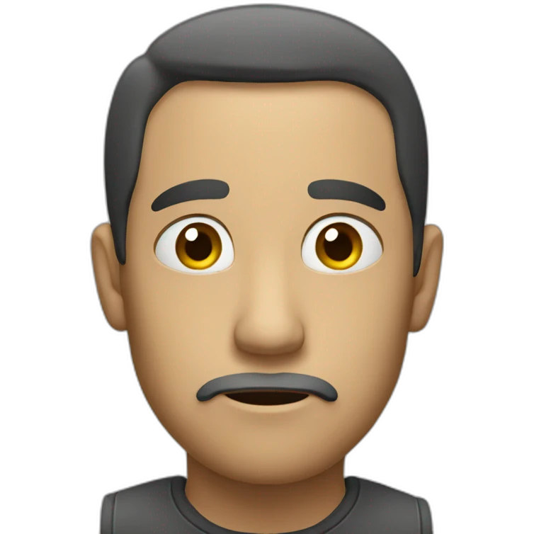 Man thinking  emoji