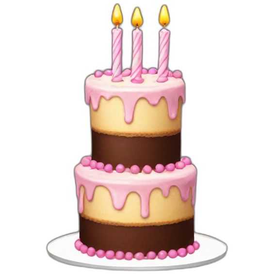 the tall birthday cake emoji