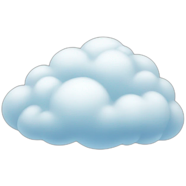 Cloud emoji