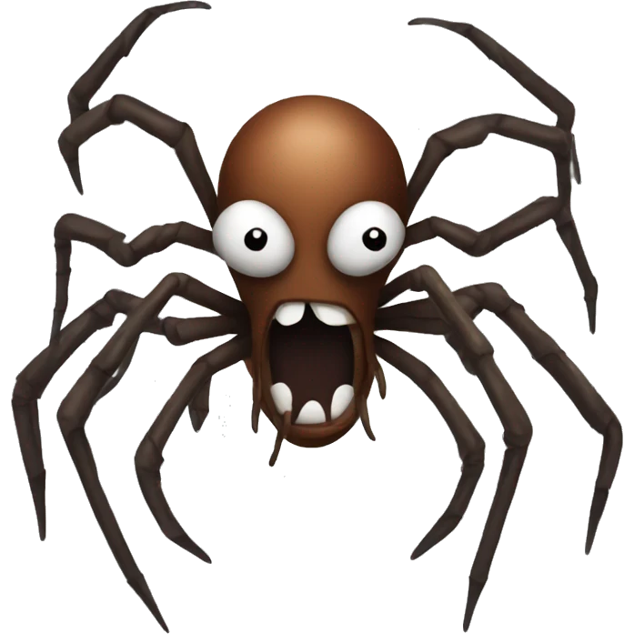 crazy spider  emoji