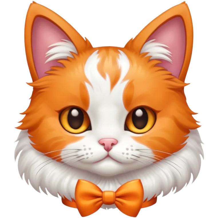 Cat with bow emoji