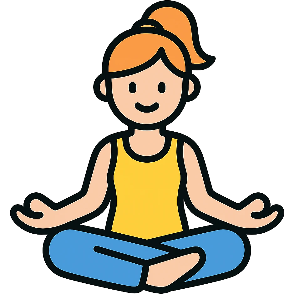 a yoga girl emoji