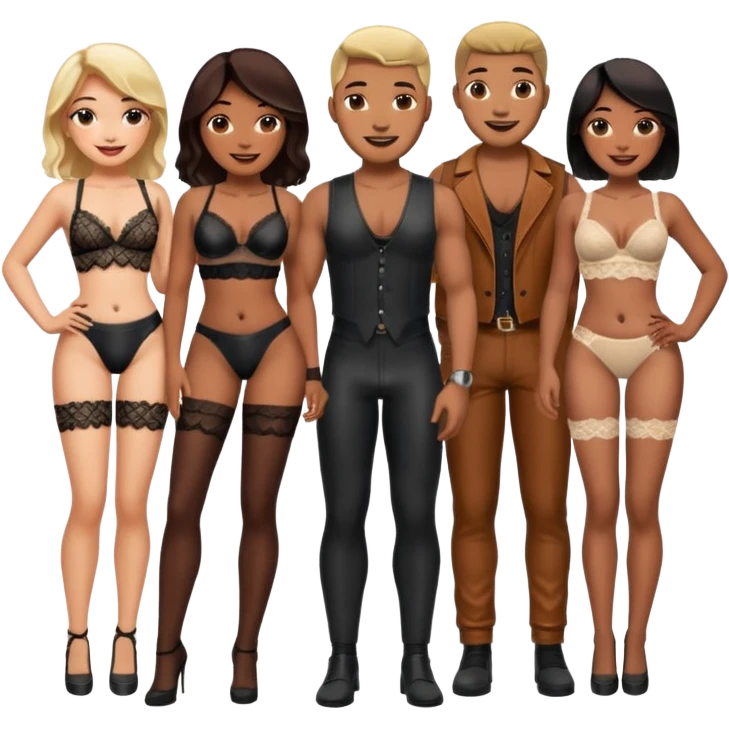 SEX WORKERS MALE AND FEMALE emoji