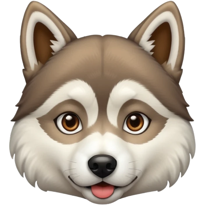 Un husky emoji