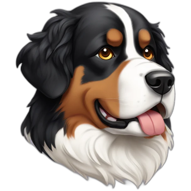bernese-mountain-dog-bored emoji