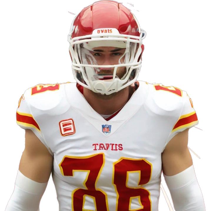 Travis kelce in uniform ￼ emoji