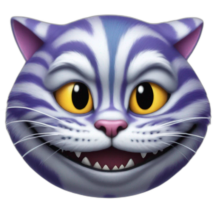cheshire cat from american mc gee's alice emoji