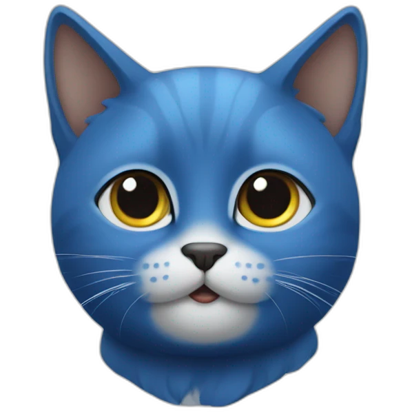 gato azul emoji