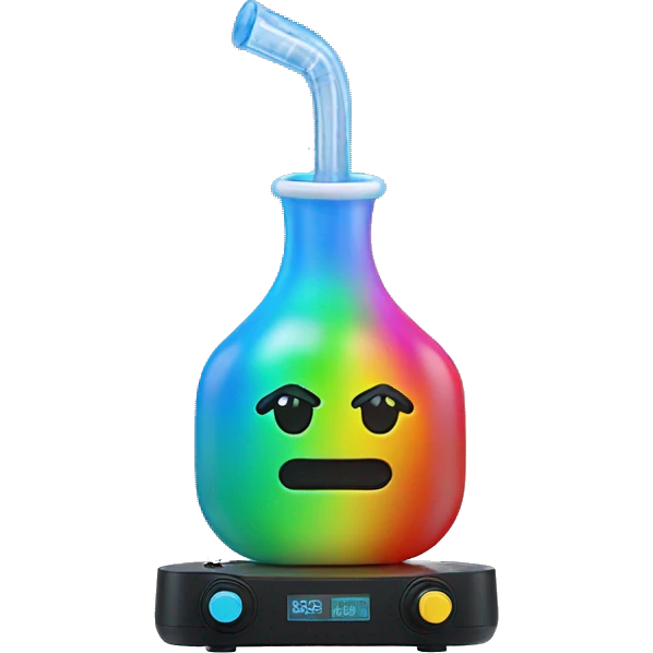 Rgb Electric dab rig emoji