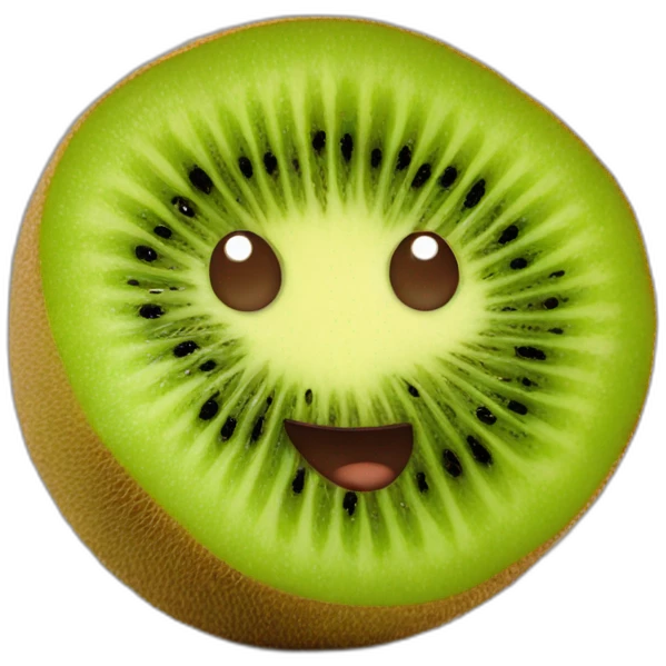 kiwi fruit smiling emoji