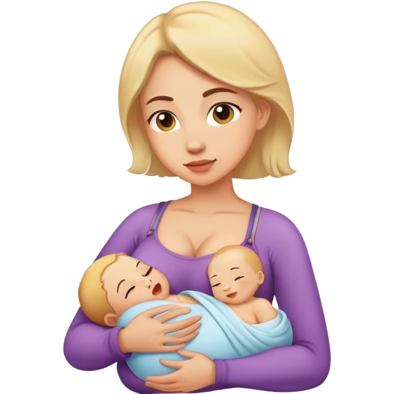 Woman breastfeeding  emoji