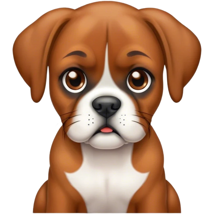 Boxer puppy emoji