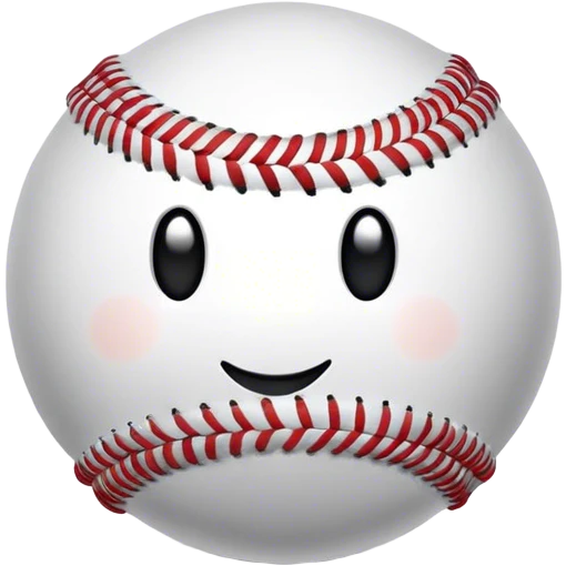 Softball good luck message black and white emoji