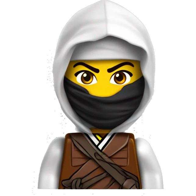 generate a normal emoji with a ninja mask from lego ninjago emoji