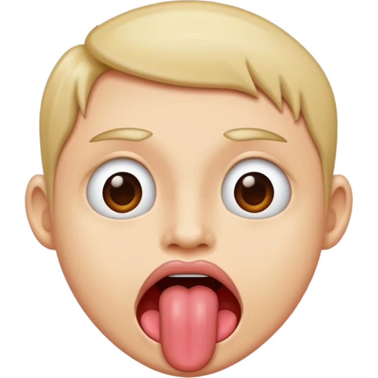 Tongue sticking out emoji