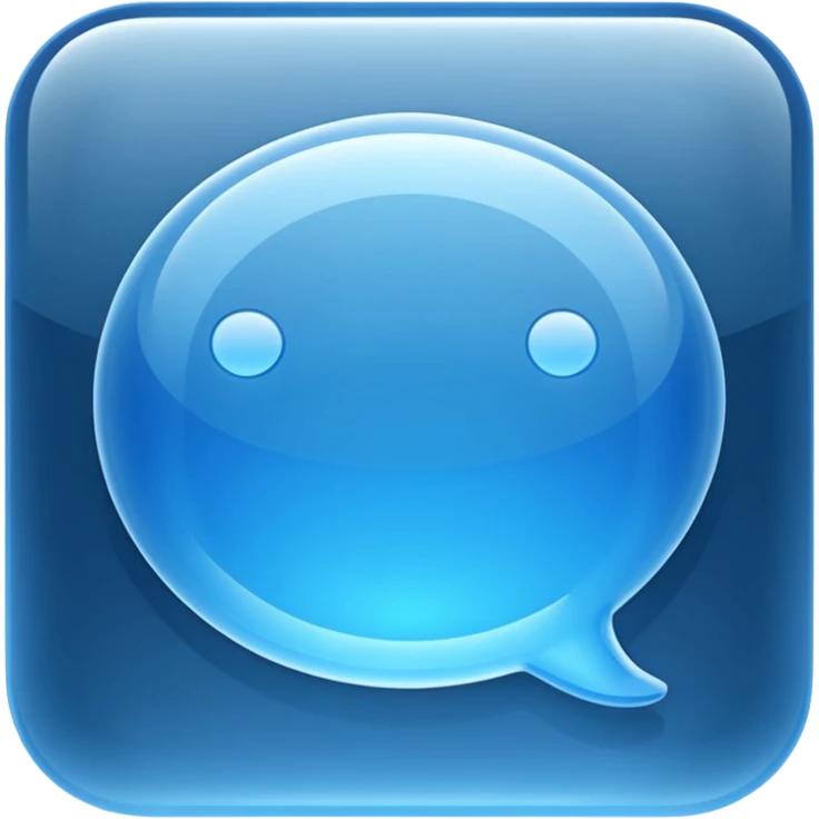 Hi messages bubble  emoji