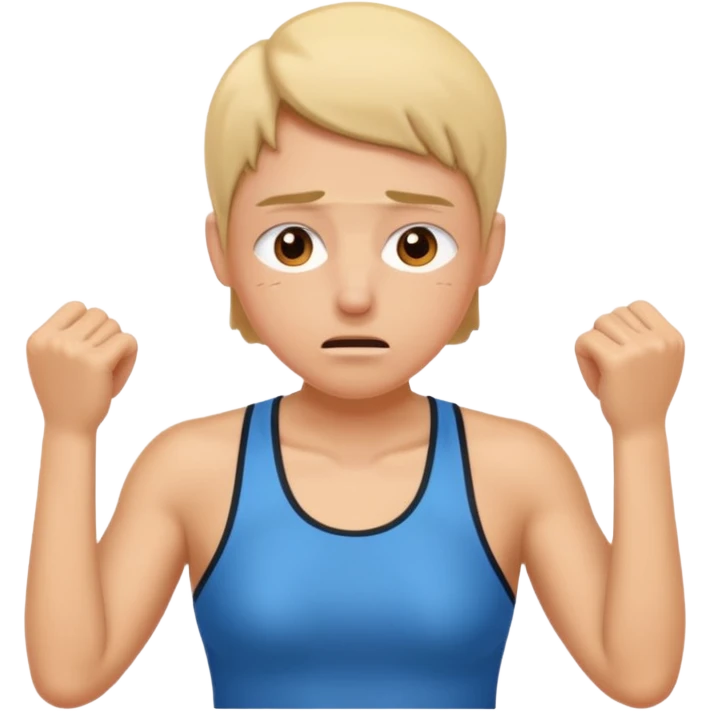 strenuous exercise unsuitable emoji