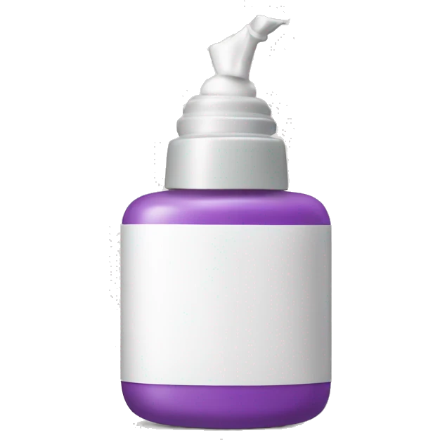 depilatory cream bottle emoji