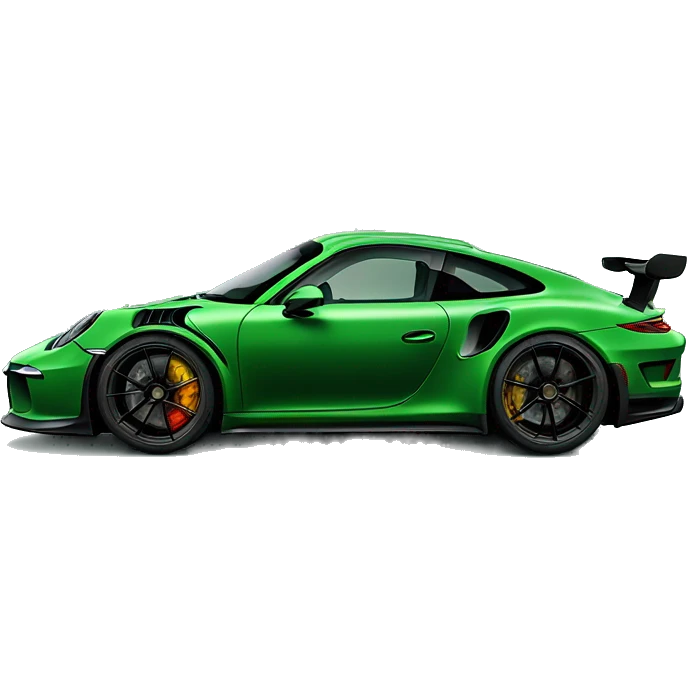 Dark green Porsche gt3 rs emoji