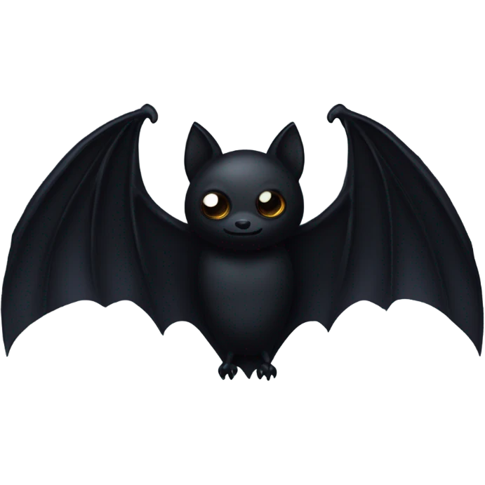 Goth bat emoji